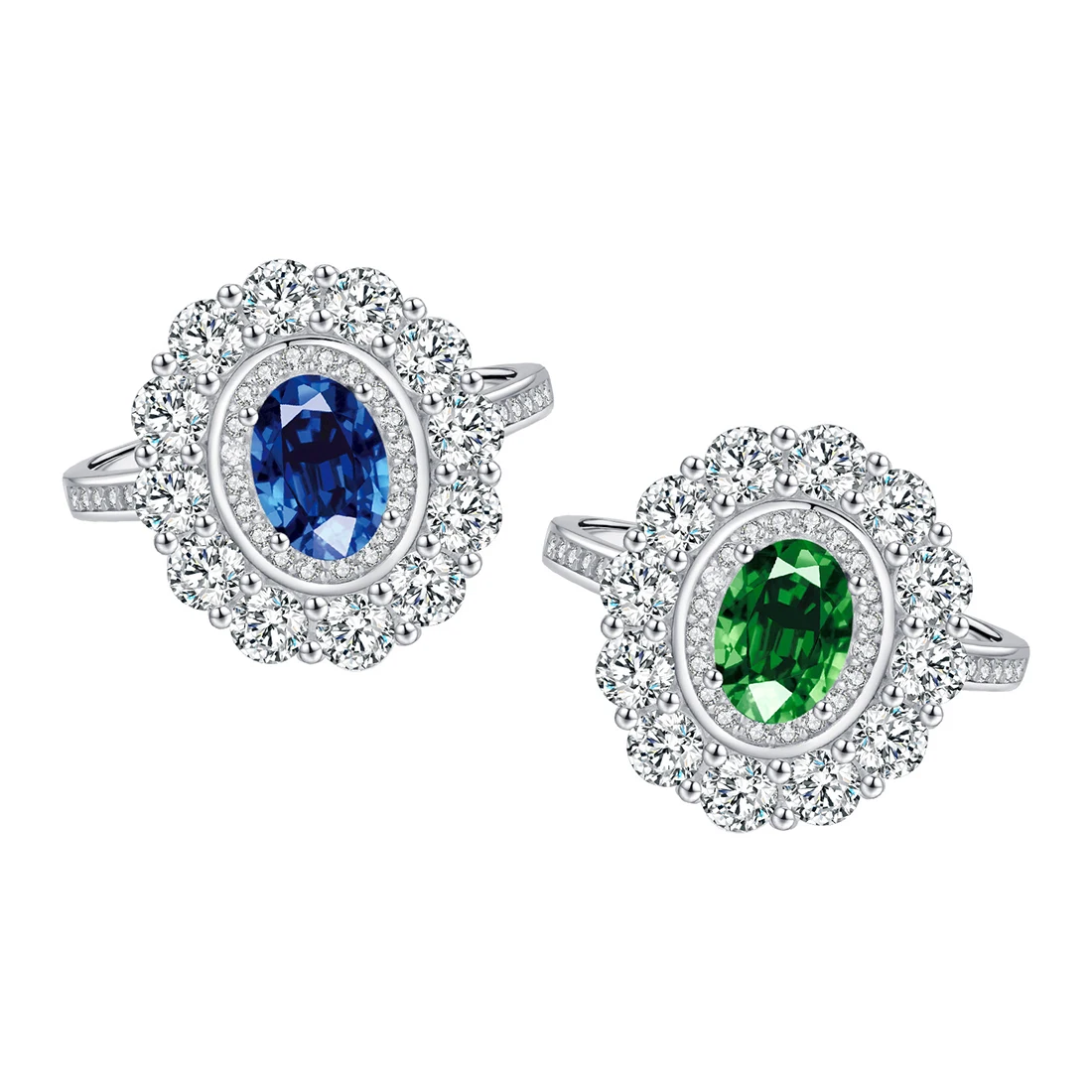 

Luxury 1ct 5x7 Emerald Sapphire Ring Women S925 Silver Anniversary Ring Jewelry Gift Wedding Ring Replacement