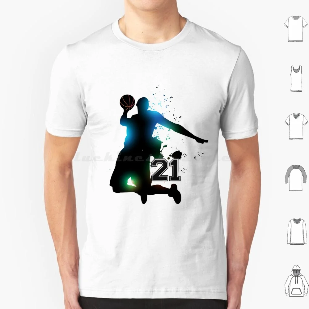 Basketball Player Camouflage Classic T Shirt Men Women Kids 6xl Varsity Number Varsity Soccer Football Rugby