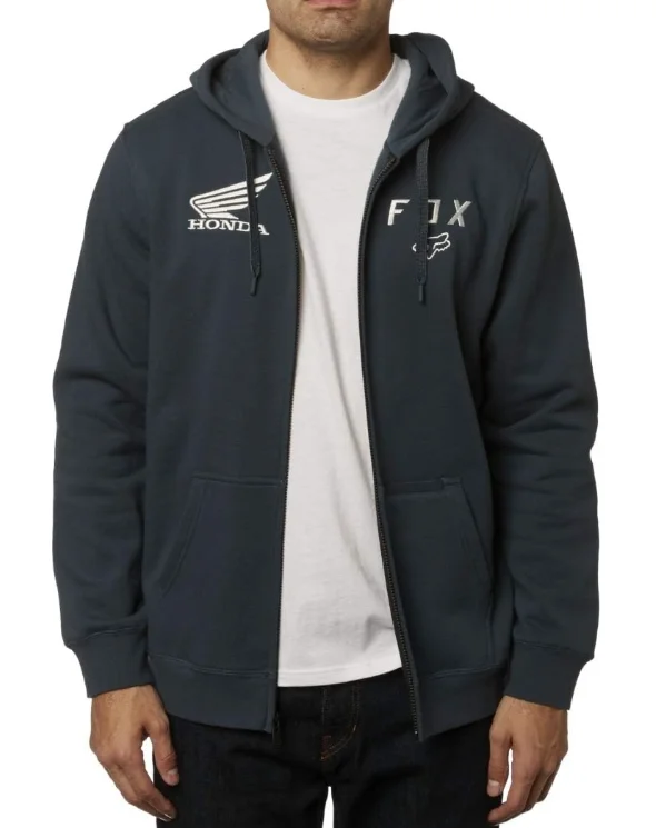 

Мягкая, свободная и приятная для кожи осенне-зимняя мужская куртка из чистого хлопка с принтом Honda, мотоциклетная толстовка с капюшоном