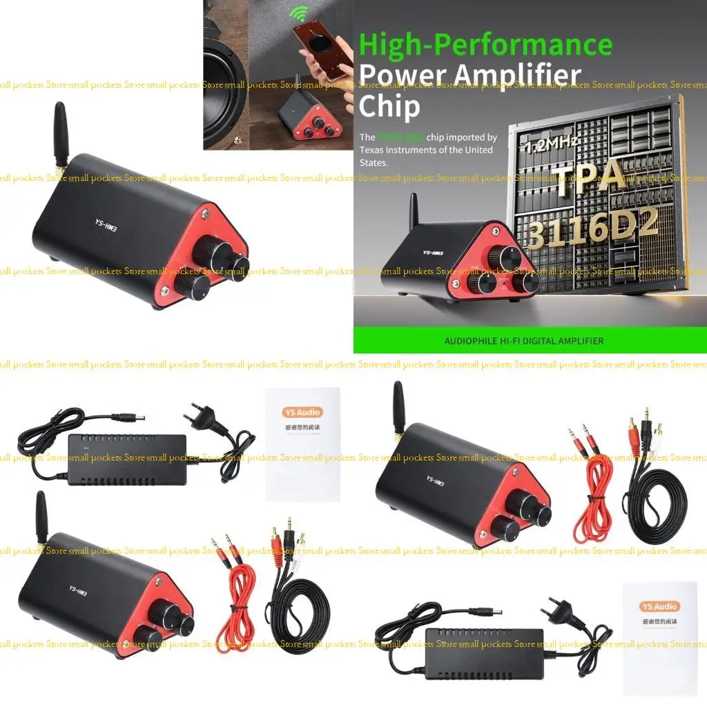 R1WD Слуховой усилитель металлический корпус Двойной канал выход нескольких декодирования формат