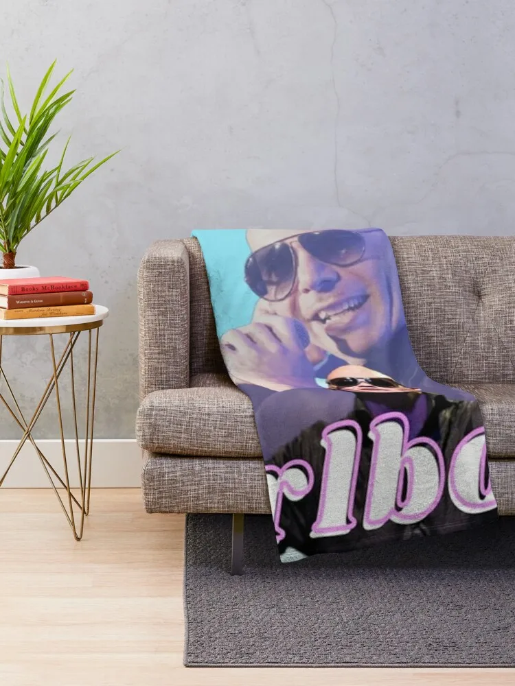 mr worldwide says to girlboss Throw Blanket Bed Giant Sofa Blankets