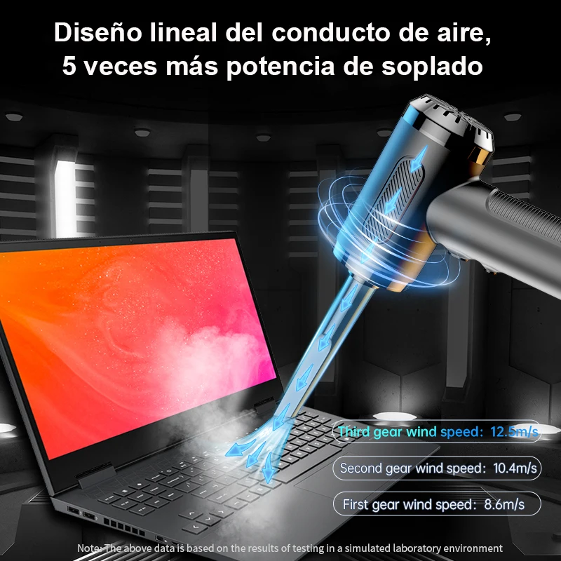 Portátil Comprimido Air Duster, Caixa do computador, Teclado Cleaner, Sucção por sopro, USB poderoso, Poderoso, Limpeza, Casa, Carro