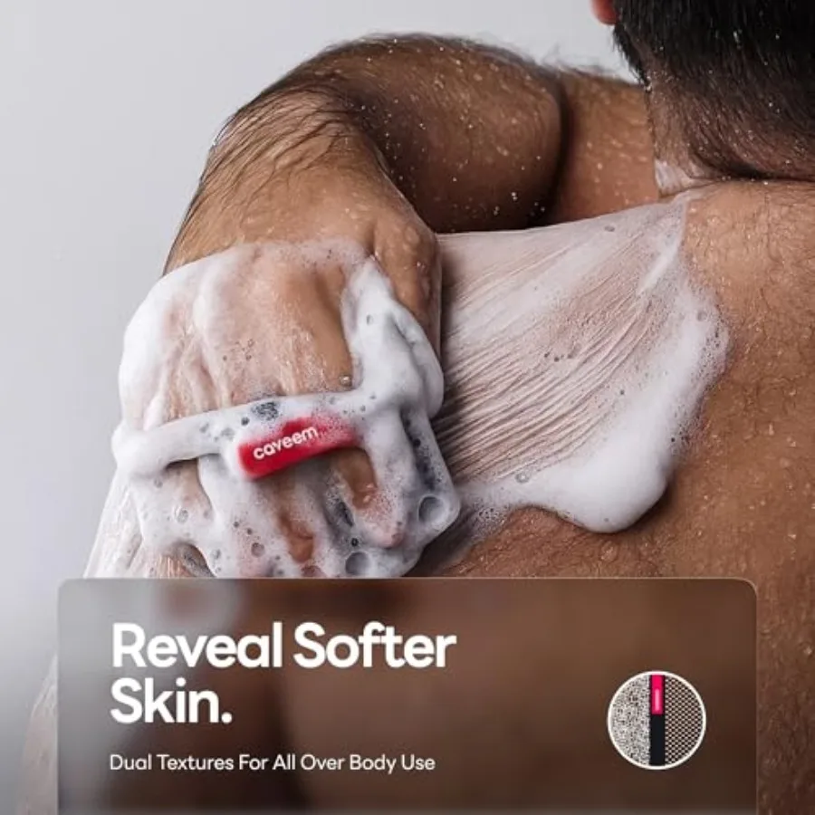Exfoliating Body Scrubber, Bath and Body Scrub Buffer, Body Exfoliator for Remove Dead Skin, Gentle and Rough Lightweight Spong
