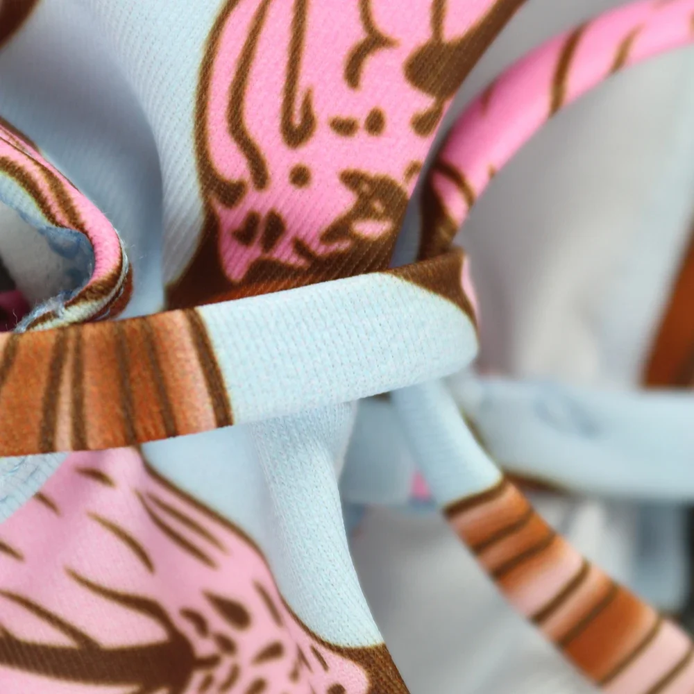 Sexy One Piece Swimsuit 2025 Vintage Floral Print Swimwear Women Swimsuit Bathing Suit Beachwear Monokini Female Swimming Suits