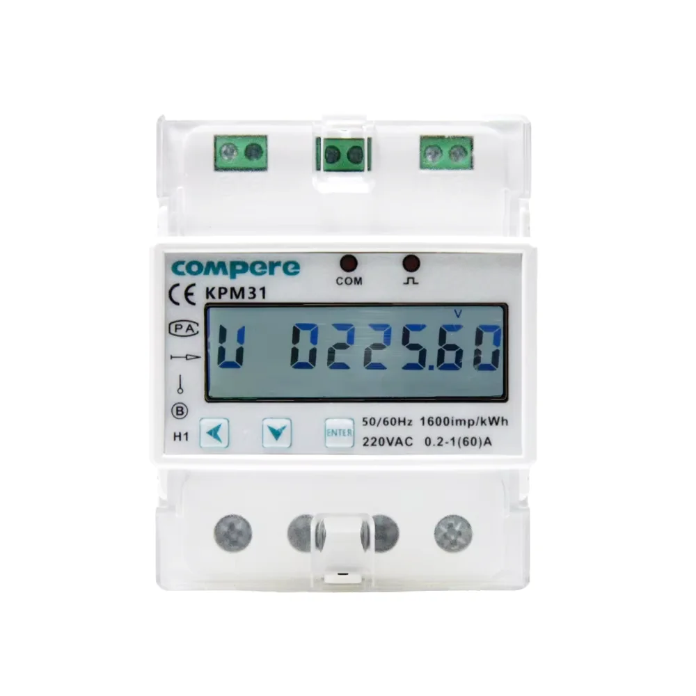 Next-Gen Single Phase Smart Energy Meter Prepaid Electric Meter with Automatic Reading and Wi-Fi Connectivity