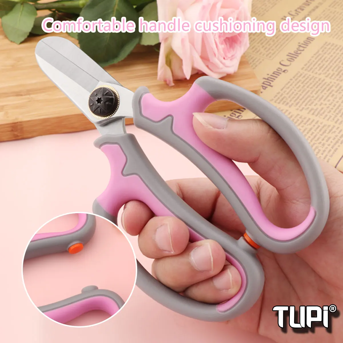 Multifunctional Gardening Scissors - Professional Pruning Shears for Plants, Flowers, Floral Arranging & Home Gardening Tools