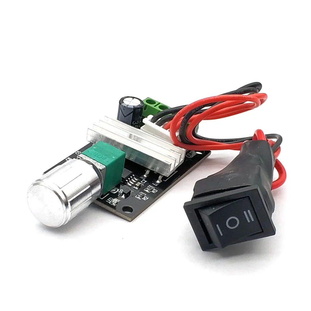 DC 6 В 12 В 24 В 28 В 3A ШИМ-регулятор скорости двигателя Регулируемая скорость Драйвер двигателя постоянного тока вперед и назад переключатель