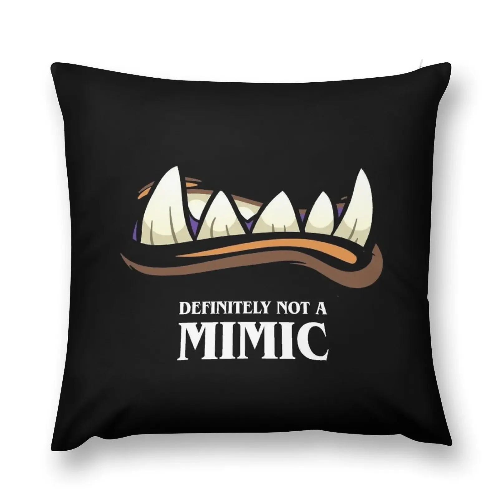 Definitely Not A Mimic Tabletop RPG Gaming Throw Pillow Sofa Cover Cushion Child pillow