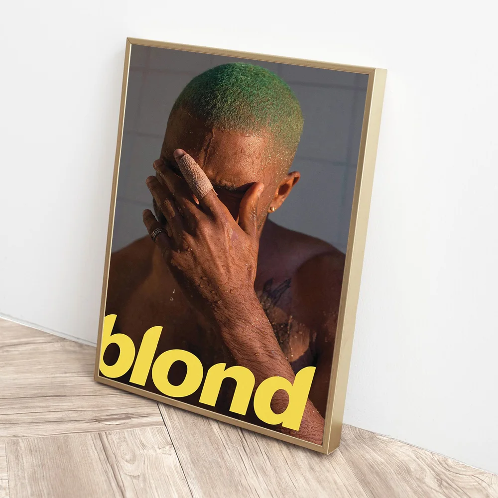 F-Frank Ocean Singer Blond Classic Vintage Posters Waterproof Paper Sticker Coffee House Bar Home Decor