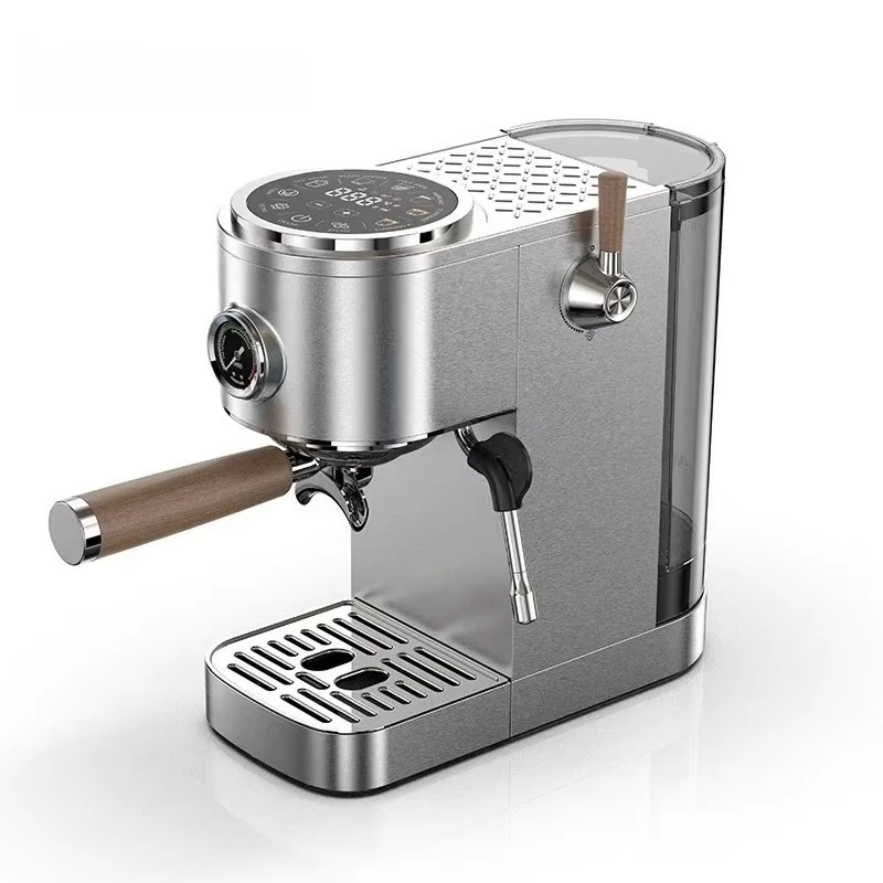 Semi‑Automatic Household Espresso Machine Dual Heating System Small Home Coffee Maker for Espresso Cappuccino Brewing