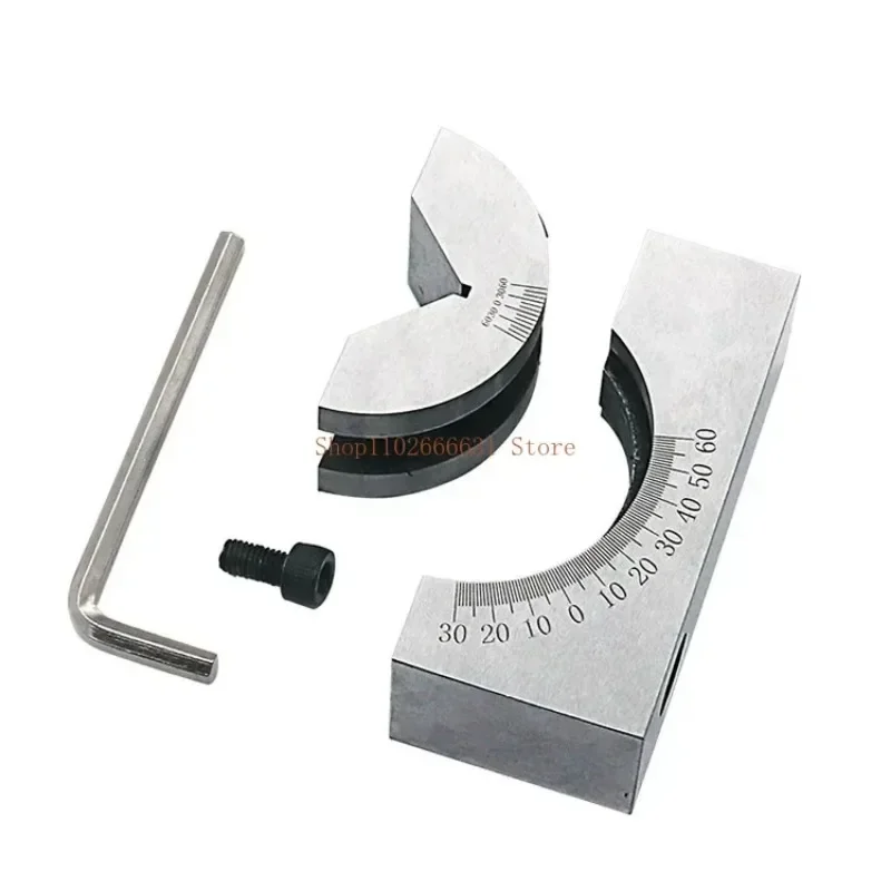 AP25 Tools Maker Precision Gauge Micro Adjustable Angle V Block Milling Setup 0 To 60 Degree Angle Plate Angle Block  Gauge