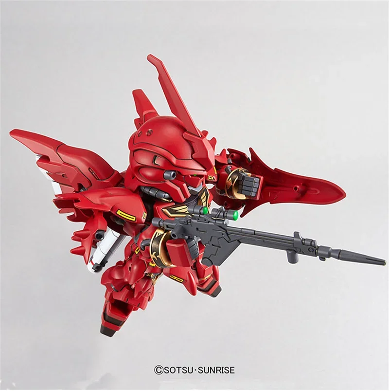 Bandai original gundam modelo kit anime figura sdbb gundam ex-padrão MSN-06S sinanju q figura de ação montar brinquedos para crianças