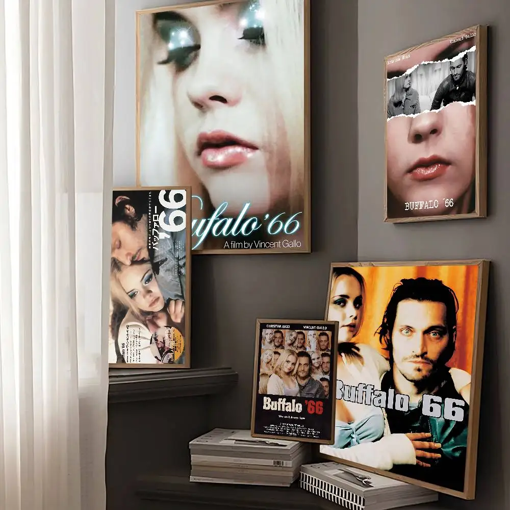 Buffalo 66 Classic Movie Whitepaper Poster Waterproof Paper Sticker Coffee House Bar Aesthetic Art Wall Painting