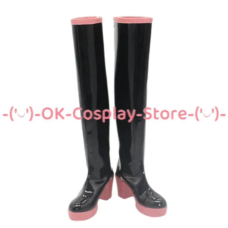 [Personalizowane] Buty do Cosplayu TETO Vtuber Anime Rekwizyty do Roleplay Halloween Karnawał Impreza Świąteczna Buty ze Skóry PU
