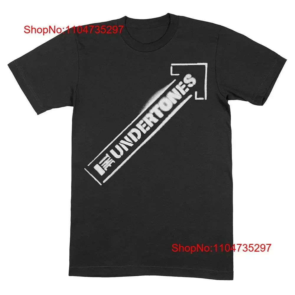 The Undertones Arrow Spray White T Shirt vintage Washed Comfortable Versatile designer clothes Breathable streetwear Unisex