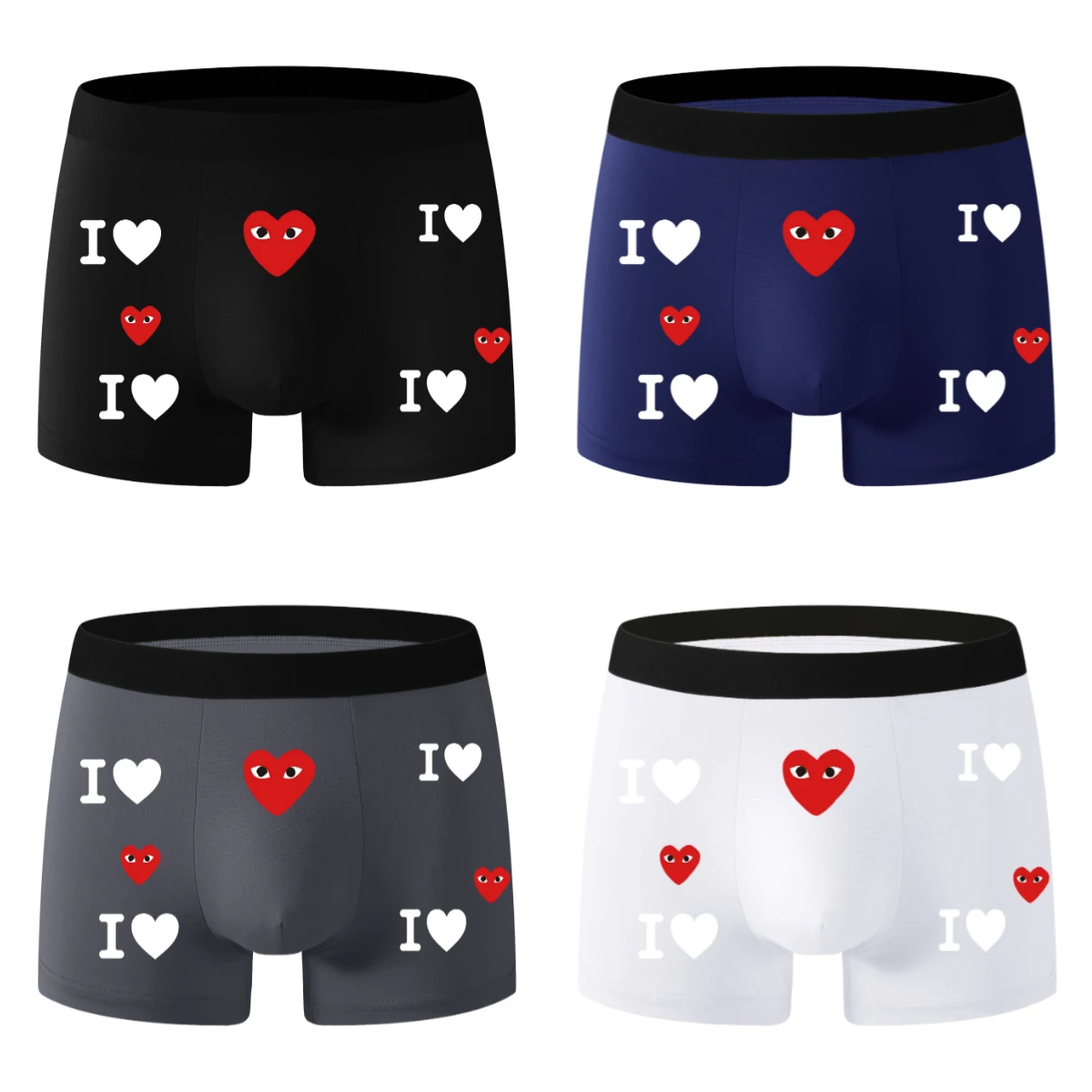 

2/4 PCS new close-fitting boxer shorts are a musthave for men black underwear for the summer of 2025 is comfortable High quality