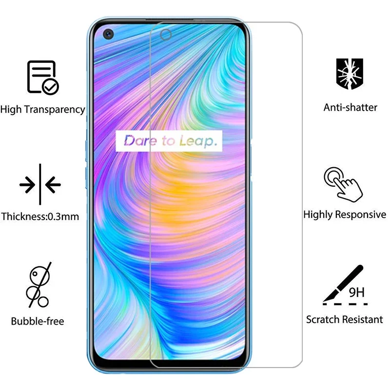 protective tempered glass for realme q2 pro screen protector on realmeq2 realmi q 2 2q q2pro film reame relme ralme real me mi