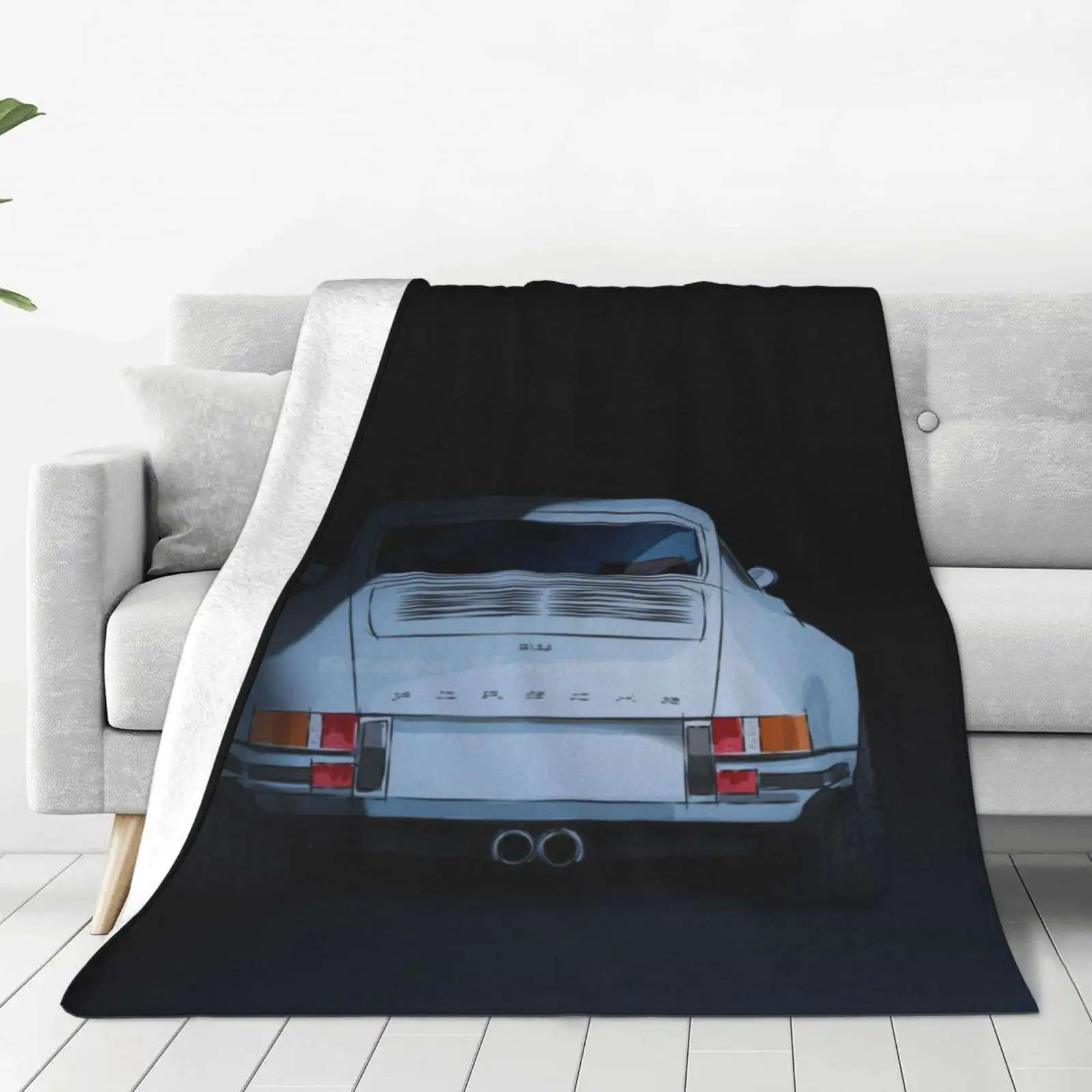 

Air-Cooled Blanket Soft Warm Travel Portable Blanket Air Cooled Flat Six Penalty Racing Sports Car 964 993 Gt3 Classic Vintage