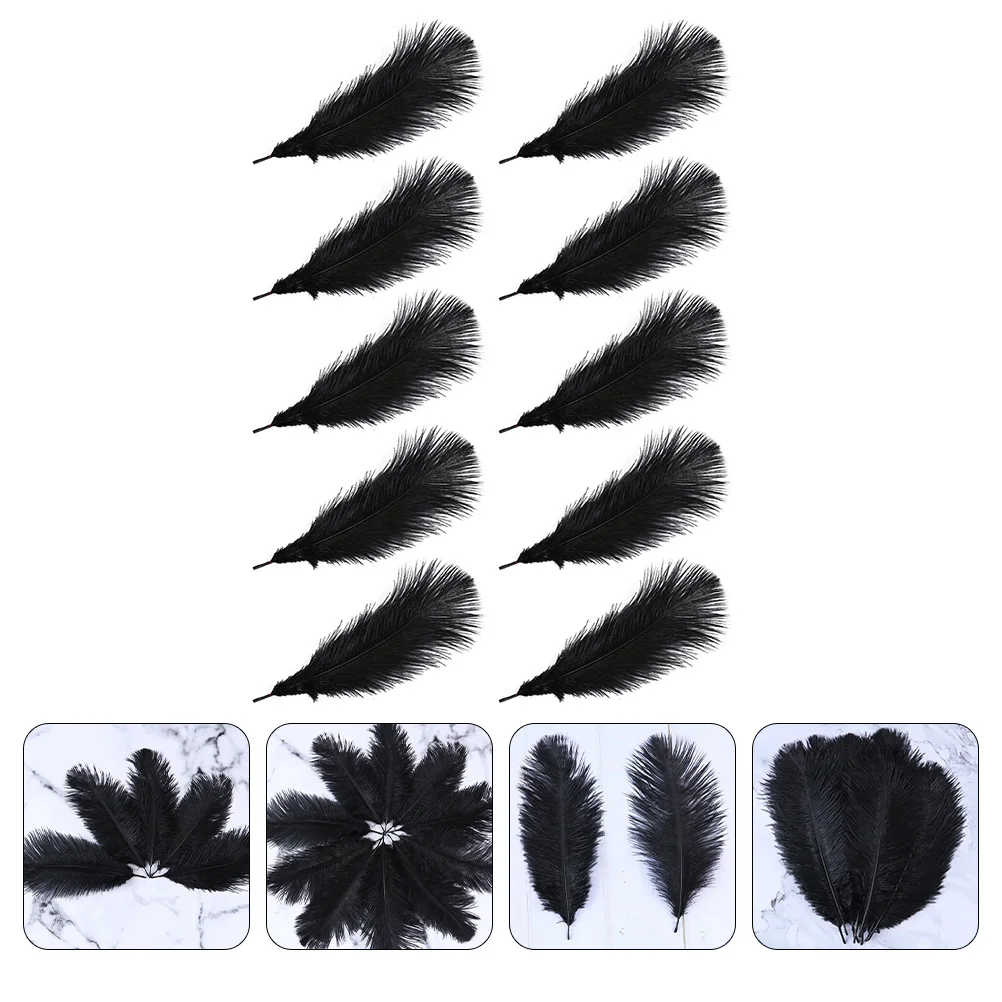 

10pcs Decorative DIY Home Home Decoration Decorative Ostrich Wedding Party Supplies Craft Accessories