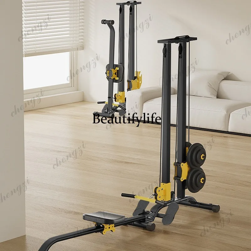 High pull frame fitness equipment exercise fat burning sports dumbbells multi-functional integrated trainer