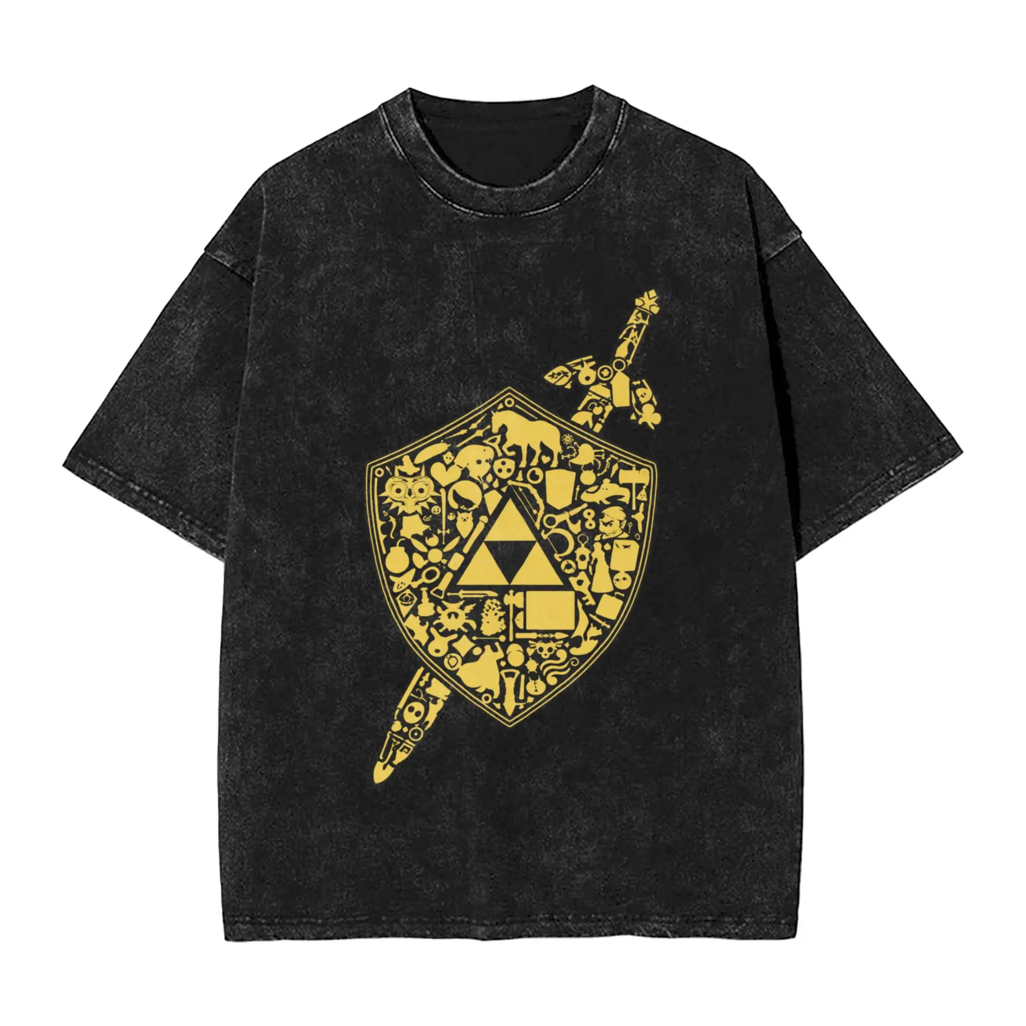 The Legend Of Zelda 3 T Shirt for Men 100% Cotton Casual T-Shirt Crew Neck  Tee Shirt Short Sleeve Clothes Printed