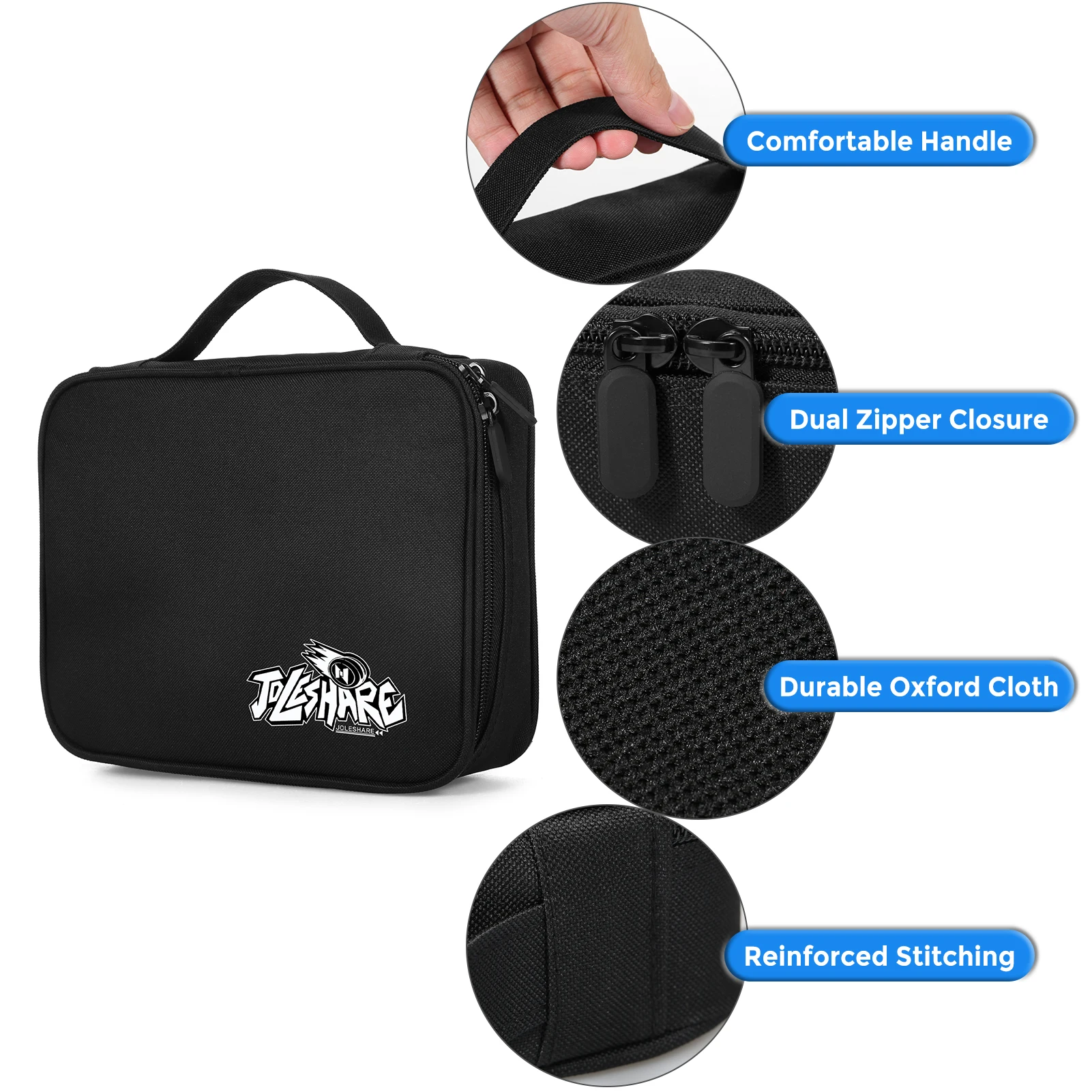 Yoyo Ball Holder Storage Bag Shock-absorbing Yo Yo Protective Bag Case for 8 Yoyo Balls and Accessories