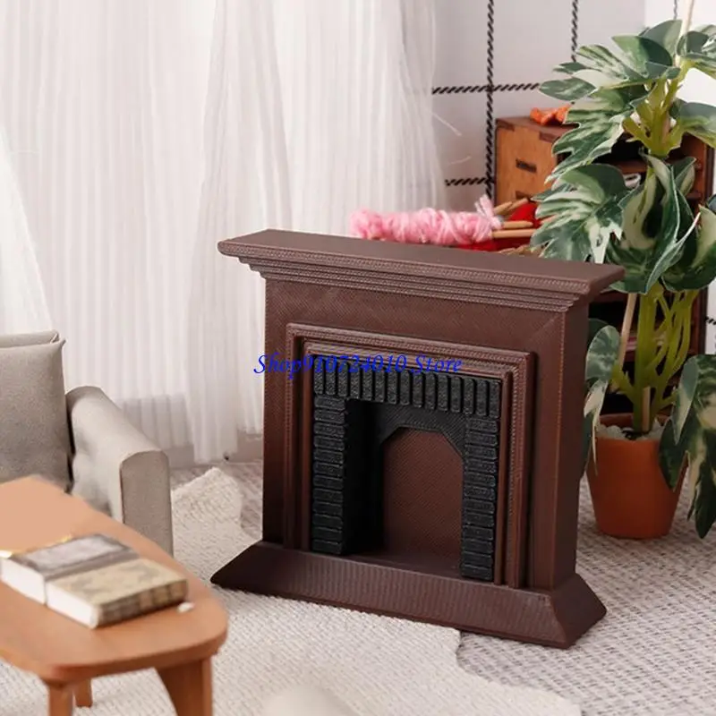 

77HD камины Zakka, фигурка модели, реалистичные декоративные, реалистичный кукольный дом, подарок для девочек, реалистичные