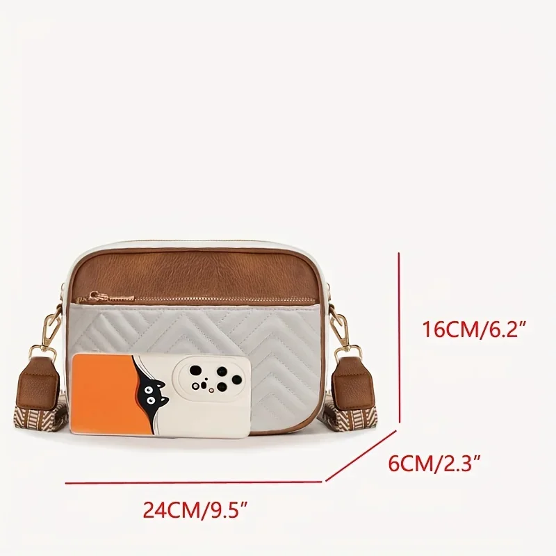 Torba Crossbody modna i wszechstronna pojedyncza torba na ramię o dużej pojemności, kolorowa torba na ramię, odpowiednia do codziennego użytku