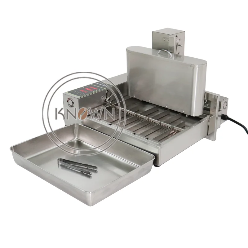 

4 Line Donut Making Machine Electric Mini Doughnut Machine Commercial Sweet Buns Maker Buns Dessert Fryer Processor