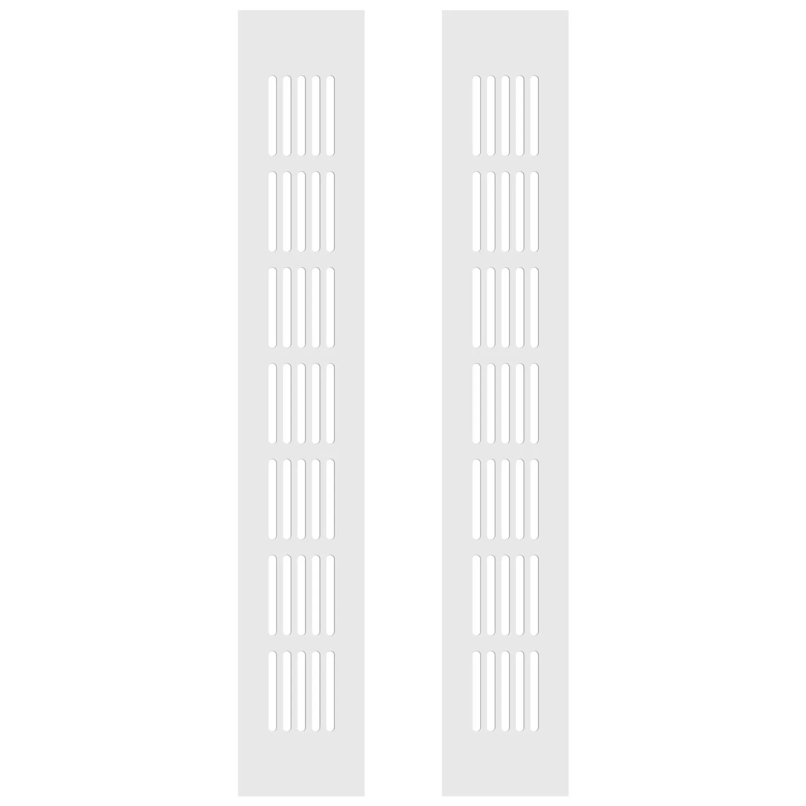 2 шт., прямоугольная вентиляционная решетка из алюминиевого сплава для гардероба