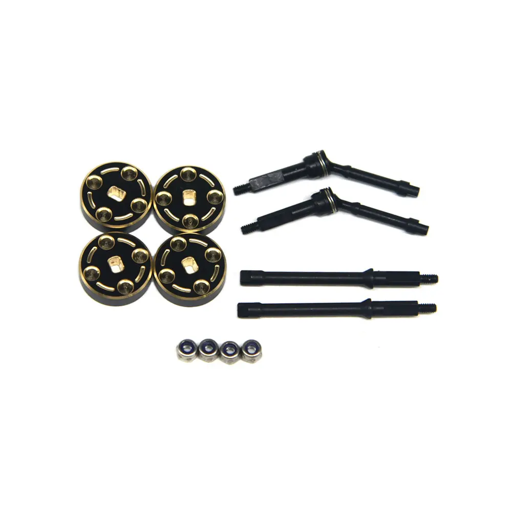 Hot Team 1144 Steel Hardening +4mm CVD with Brass +4mm Weight: 27.5g For AXIAL SCX30 parts
