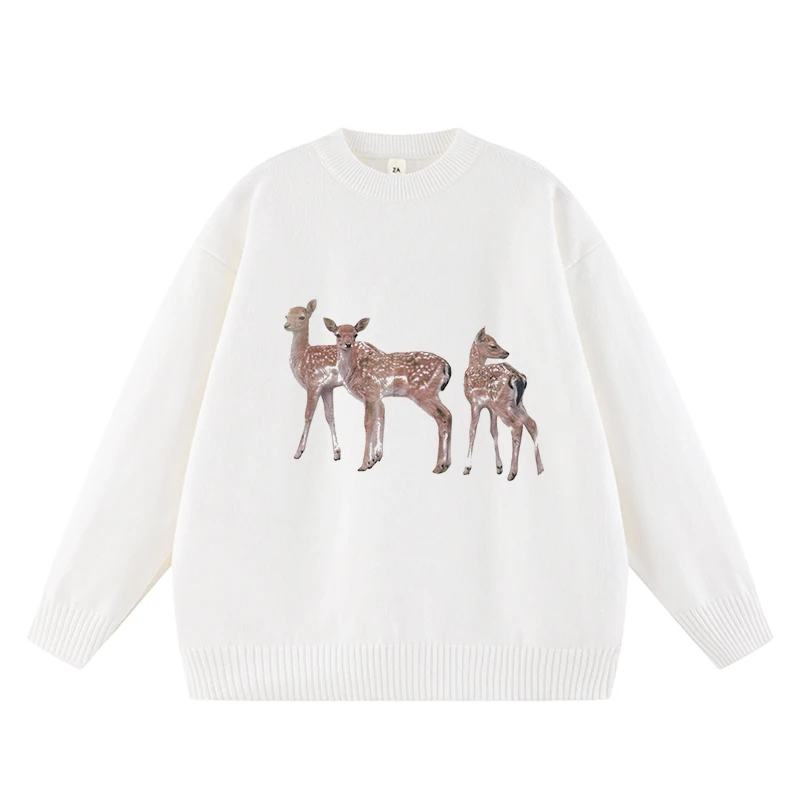 Y2k estilo Emo niñas estéticas mujeres gótico estampado de dibujos animados Top Streetwear Grunge bebé Vintage Punk Casual suéter 2000s