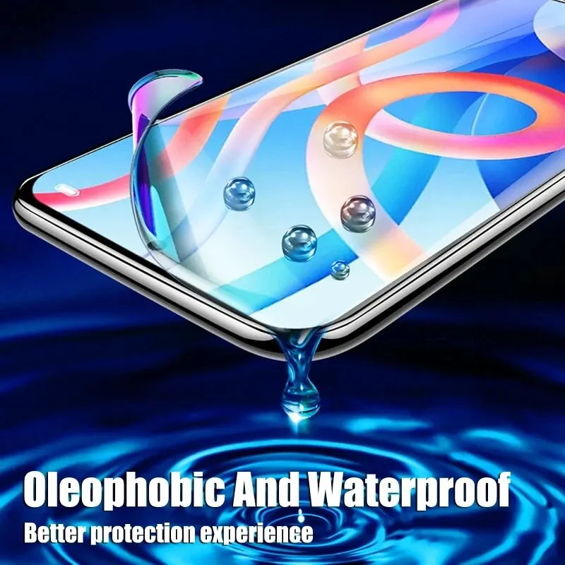 4 SZTUK Pełna folia hydrożelowa do Redmi Note 13 12 11 10 9 Pro Folia do Redmi Note 9S 10S 11S POCO X3 X4 X5 X6 Screen Protector