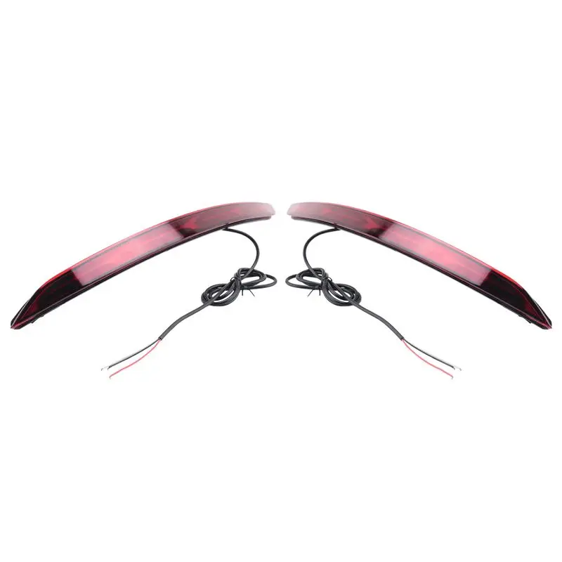 

Reliable-Fluid Style LED Bumper Reflector Tail Lights For Elantra 2016 2017 2018 Brake Lights Turn Signal Lights Red