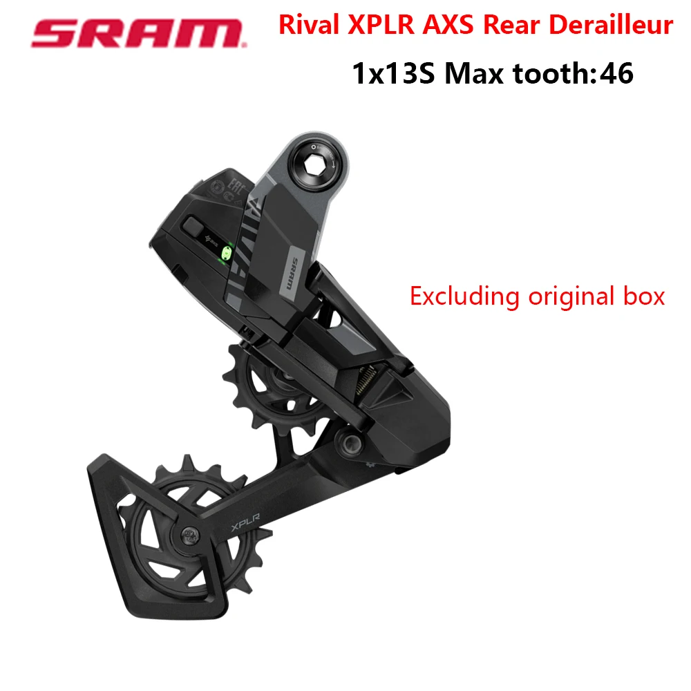 SRAM Rival XPLR Force XPLR AXS Achterderailleur 1x 13-versnellingen Gravelbike Achterderailleur Elektronische Derailleur RD-RIV-1E-E1