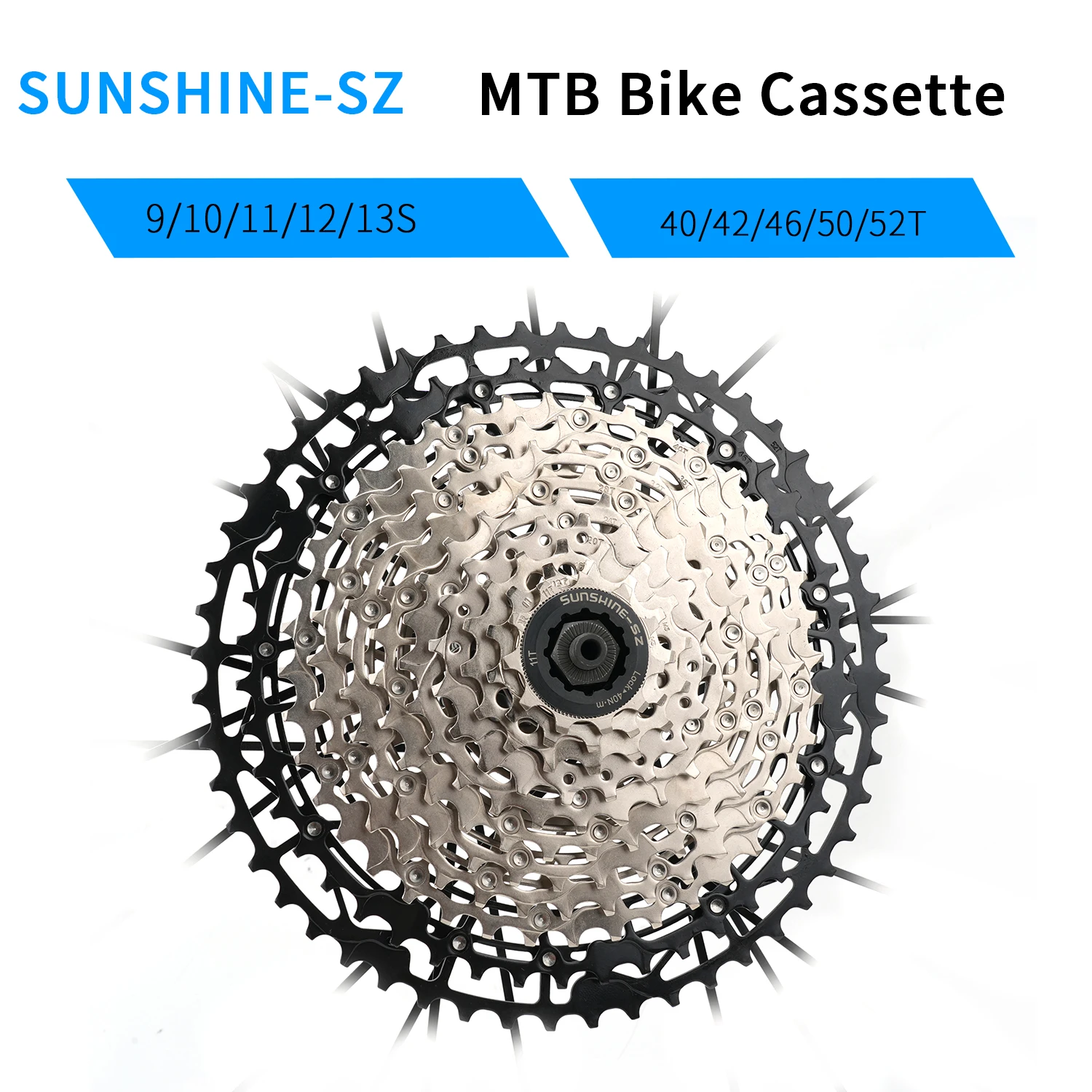 

Sunshine-sz 9/10/11/12S 11T-40/42/46/50/52T полая сверхлегкая кассета для горного велосипеда для M4100/5100/6100 HG MTB маховик