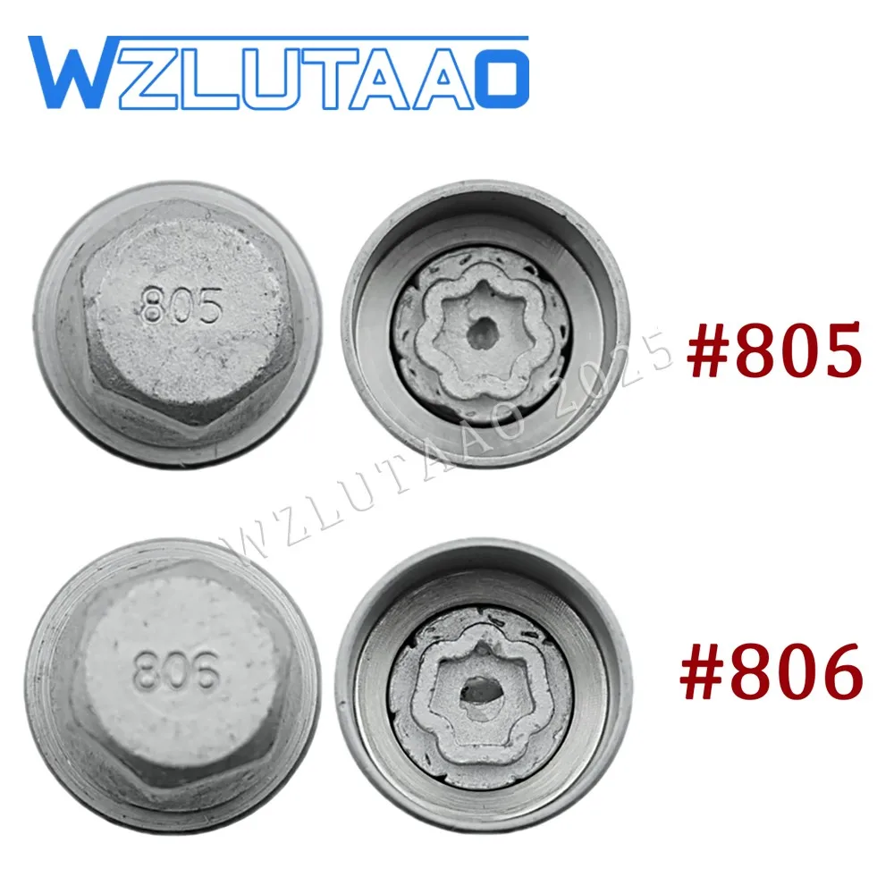 1Pcs #801 - #808 Car Tire Anti-Theft Screw Removal Tool Socket Wrench Disassembly Tool Key Sleeve For JEEP Repair Kit