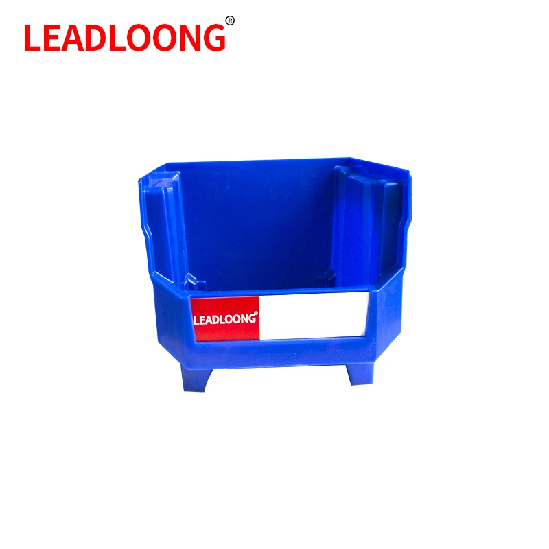 LEADLOONG V5 Combinable Storage Box 6pcs 10.8*8.4*7in/27.6*21.3*18cm Adjustable Bin Suitable For Warehouse School Garage Office