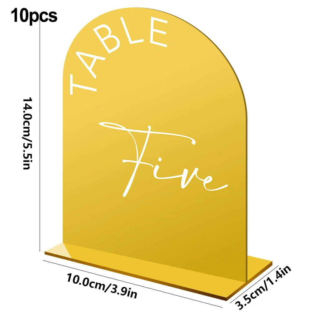 For Anniversaries For Birthdays Table Number Signs Wedding Table Numbers Tabletop Decoration Reusable Table Centerpieces