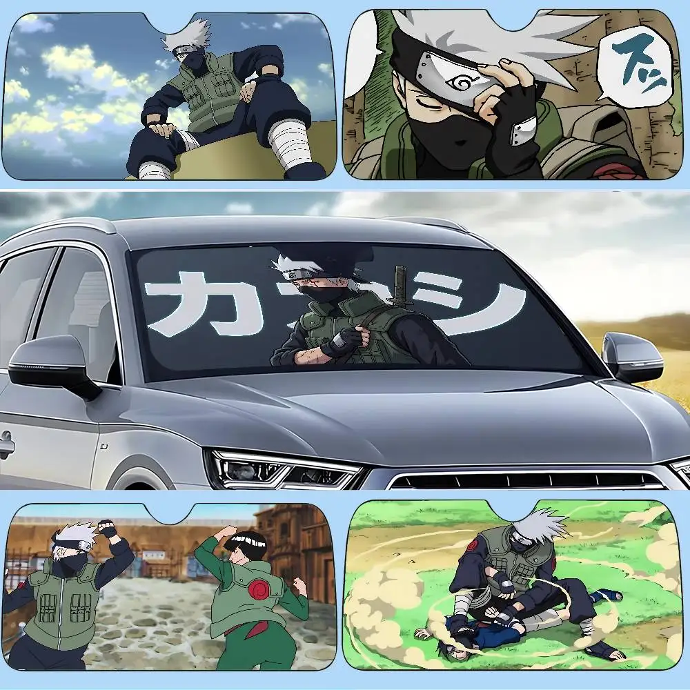 Kakashi Hatake Windshield Sunshade Car Window Windscreen Cover Sun Shade Auto Sun Visor Car-covers Car Solar Protection