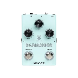 MOOER MVP2 HARMONIER features 12 keys, 11 harmonic modes, three vocal timbre modes and individually adjustable reverb effects