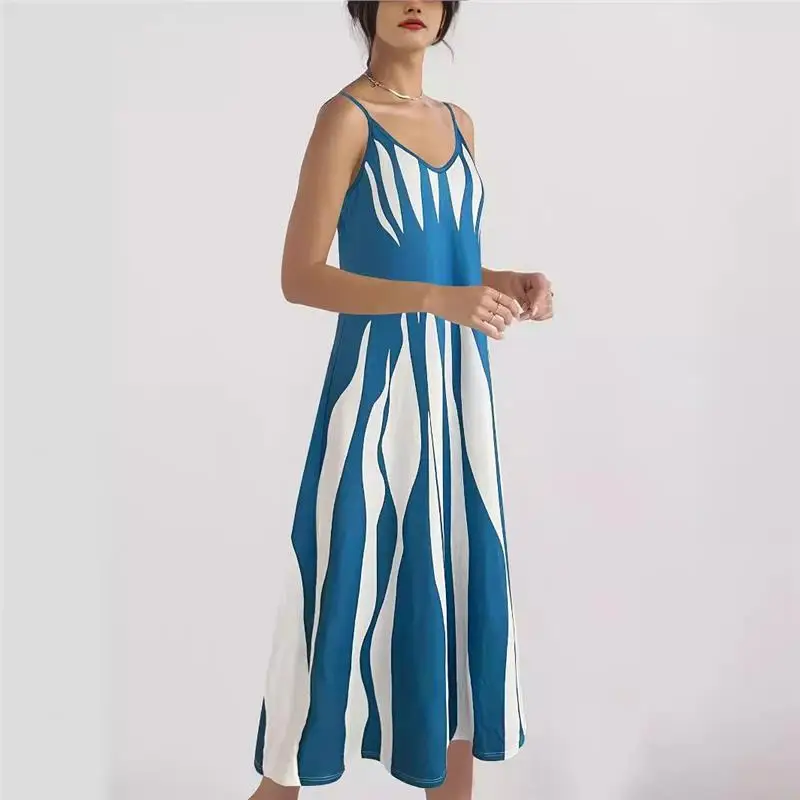 T-shirt Long en Fiber pour femmes, grande taille, décontracté, imprimé v-ne Svel, Dr Ci Walk, basique, taille ample, été 2024