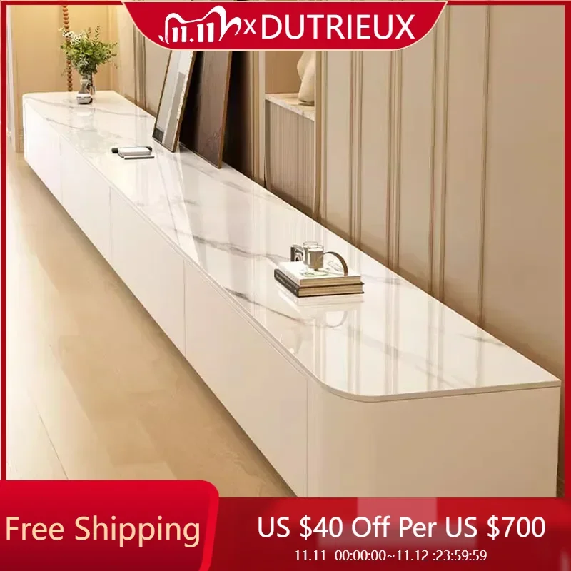 

White Shelf Tv Stands Floor Speaker Designer Organizer Storage Designer Tv Table Luxury Suporte Para Tv Chinese Style Furniture