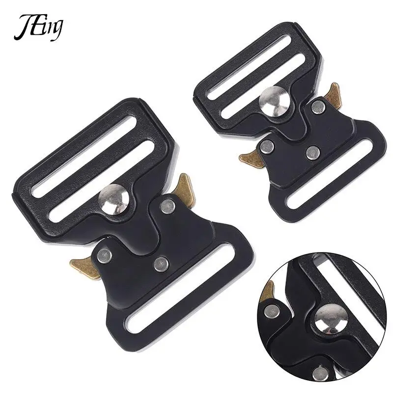 2 Sizes Metal Strap Buckles For Webbing DIY Bag Luggage Clothes Accessories Clip Buckles