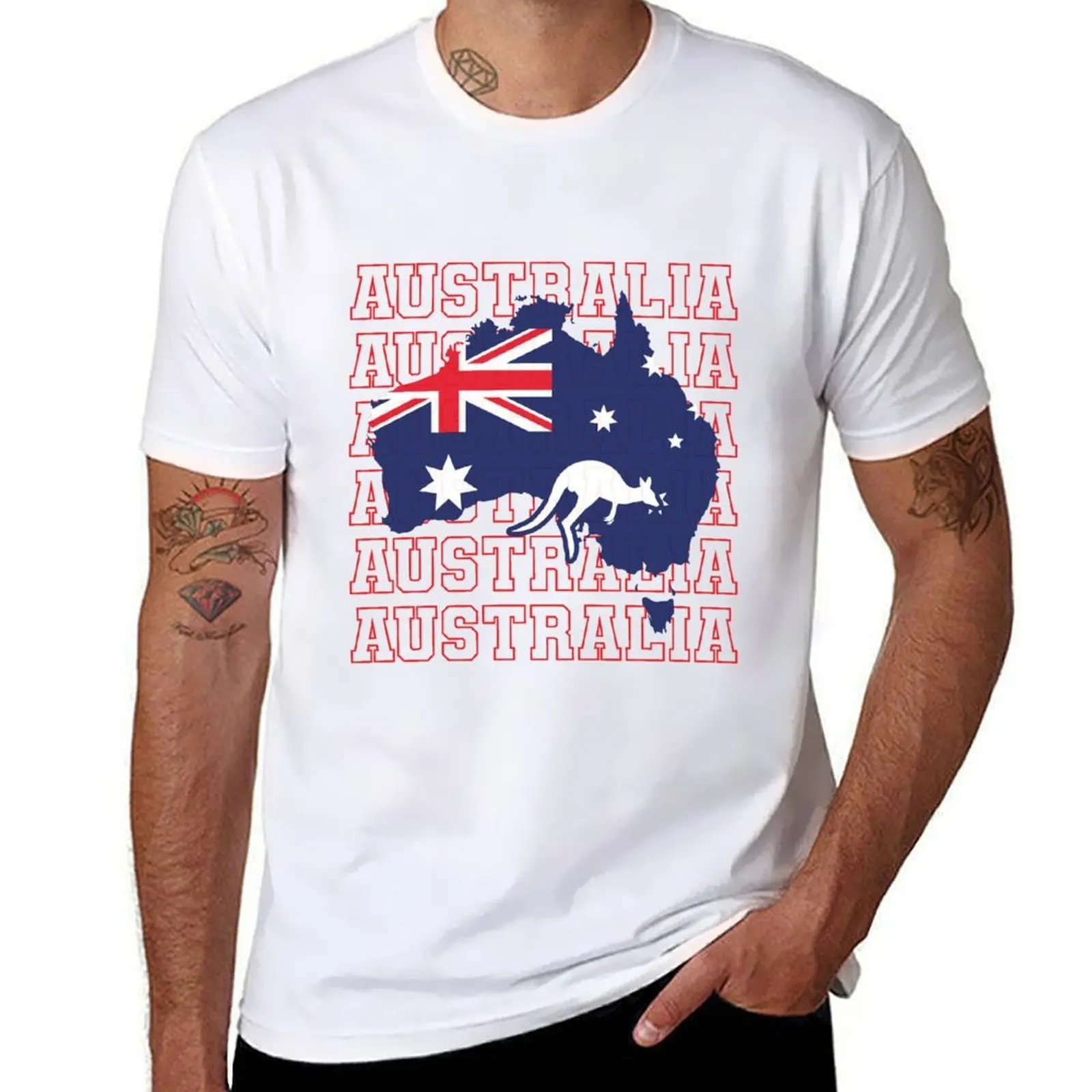 

Happy Australian Day T-Shirt mens graphic t shirts t shirts designer t shirts for man graphic funny T-Shirt