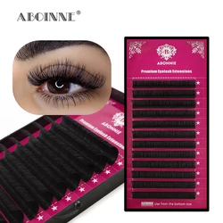 ABONNIE 0.03-0.25 Eyelash Extension B/C/CC/D/DD PBT Classic Individual Eyelashes Supplies Natural Soft Lashes Extensions