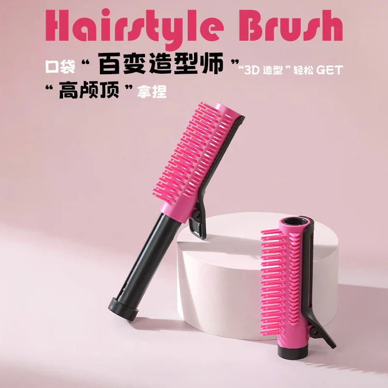 Independently Designed Stretchable Curling Hair Comb, Styling Comb, Curling Clip, Hair Comb, Portable Curling Iron Bar for Women