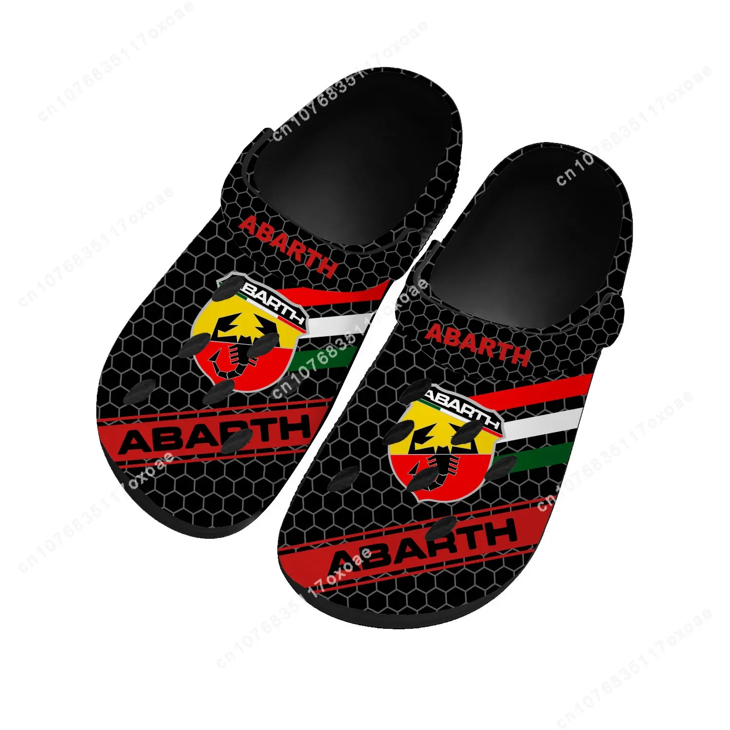 

Abarth Shoes Home Clog Mens Women Youth Boy Girl Sandals Shoes Garden Custom Made Breathable Shoe Beach Hole Slippers