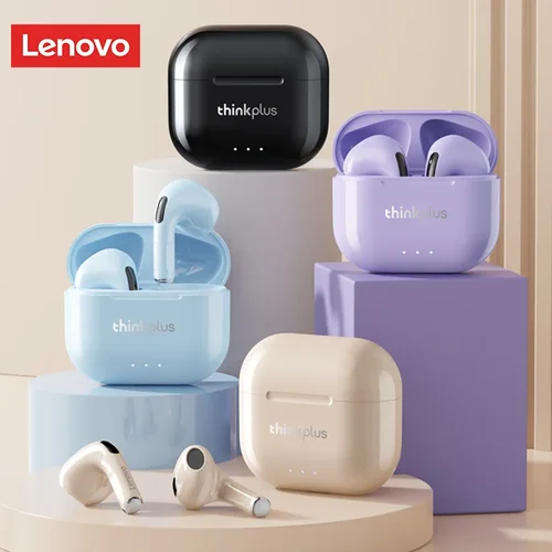 Imagen 2 del producto Original Lenovo LP40Pro LP40 LP40II auriculares inalámbricos Bluetooth 5,3 TWS auriculares HiFi auriculares deportivos Larga modo de reposo con micrófono 2025