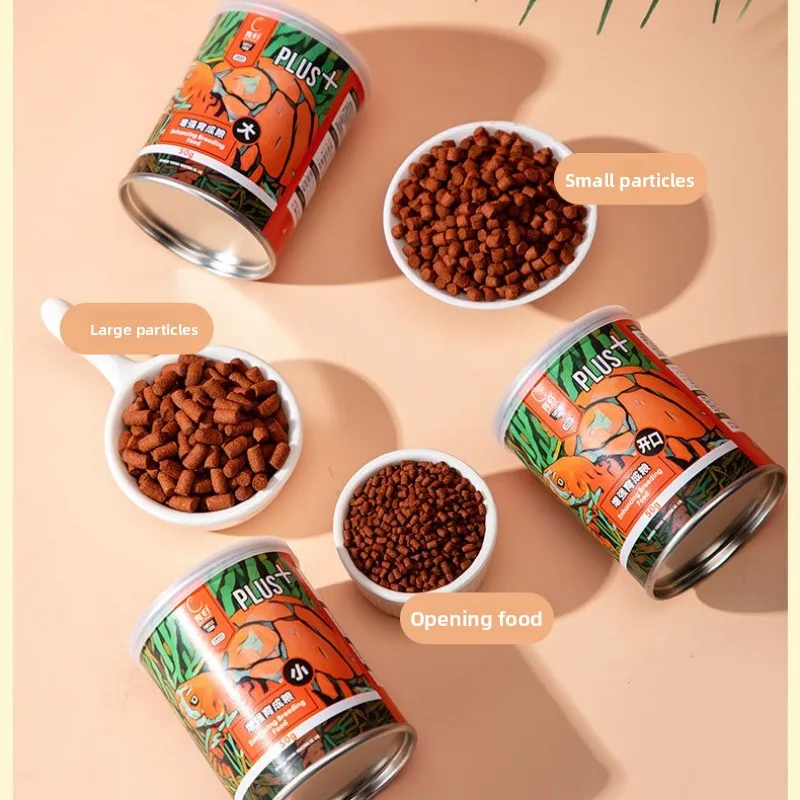 YUR KWAI Turtle Color Enhancing Food - Vibrant Red/Yellow Formula for Box Turtles (Yellow-Margined/Red-Face/Fire)